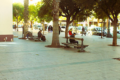 Place d'Oujda.Maroc.