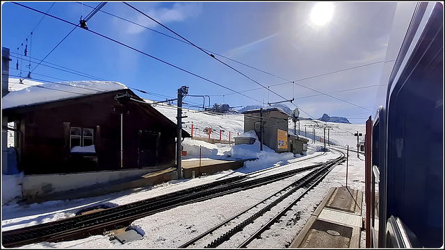 Zermatt : la ferrovia di alta montagna , un trasporto di lusso !
