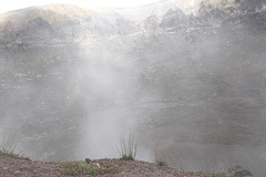 Vesuvio, Krater, leicht rauchend