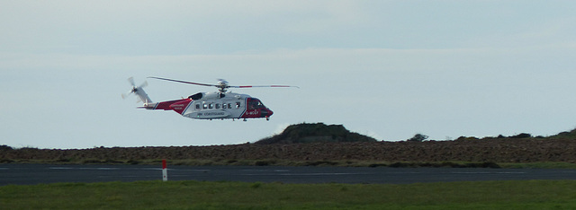 G-MCGY passing Perranporth - 16 February 2017