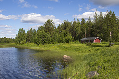 Schwedische Idylle am See