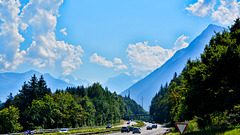 Auf den Weg zur Schweizer Alpen