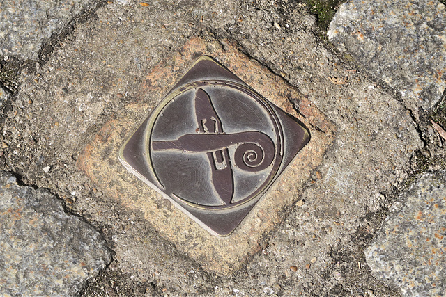 Pavé à Locronan (Finistère, France)