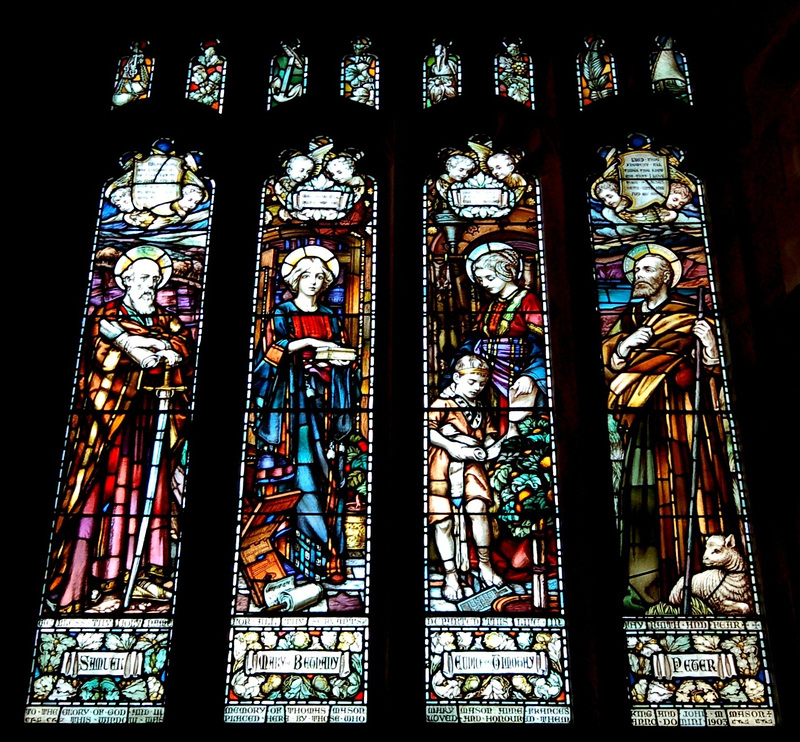 1903 Window by James Clarke,  Kirkby Stephen Church, Cumbria,