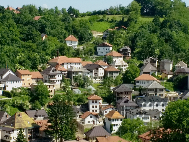 Travnik- View from Stari Grad Fortress