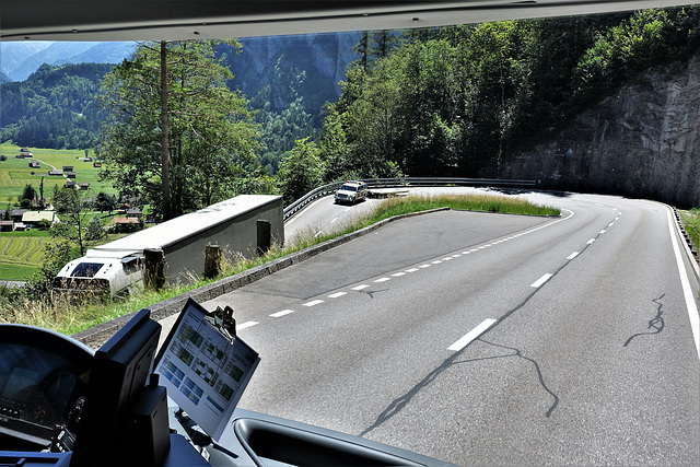 Postauto Passfahrten 07.22 / Scharfe Kurven!