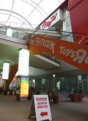 Rego Center Escalator and Sign, January 2011