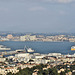 Six-Fours-les-Plages (83) 9 octobre 2014. Vue sur la rade de Toulon depuis le Fort de Six-Fours.