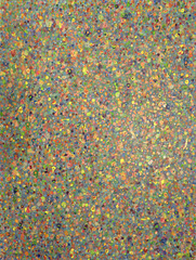 Dots and Spots. Tahiti Field. Monprint. Kieron Farrow. 23x31 inches.