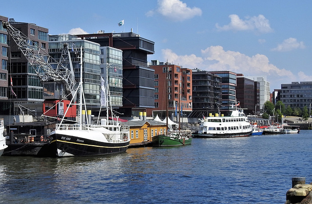 Traditionsschiffhafen in der HafenCity