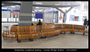 Concourse seating London Bridge Station 25 2 2023