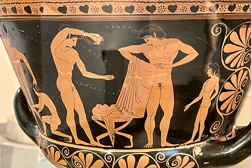 Berlin 2023 – Altes Museum – Calyx Krater with. Palæstra Scenes