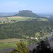 Lilienstein und Elbe-Hochwasser