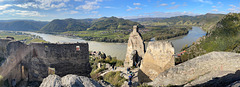 Dürnstein's ruined castle and the Danube