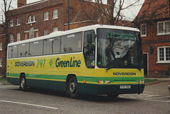Sovereign Bus and Coach P317 RGS in Baldock – 1 March 1997 (346-8)