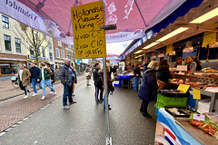 Fish stall on the market