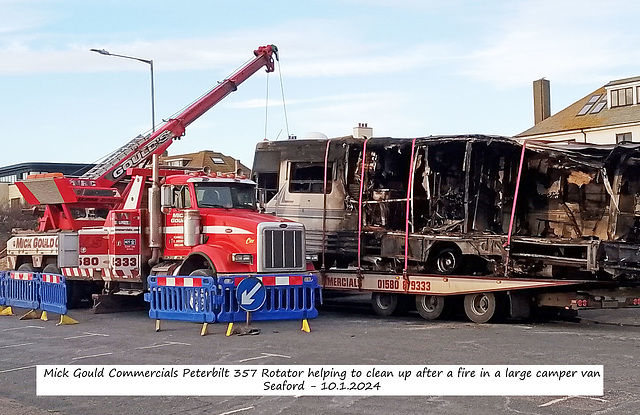 Peterbilt Rotator 357 Seaford seafront 10 1 2024