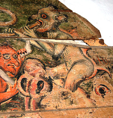 Detail of the Wenhaston Doom Painting, Saint Peter's Church, Wenhaston, Suffolk