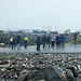 'Reception committee' for First Sunday Ferry to Leverburgh, 8th April 2005