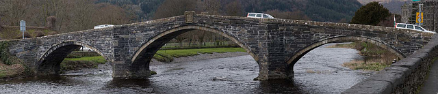 A 17th century bridge at Llanrwst.