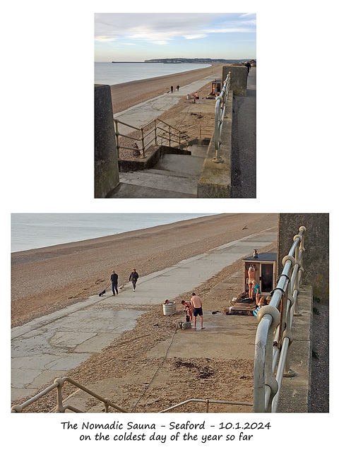 The Nomadic Sauna, Seaford, 10 1 2024