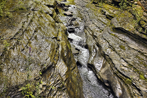 Cutting a Channel – Watkins Glen State Park, Watkins Glen, New York
