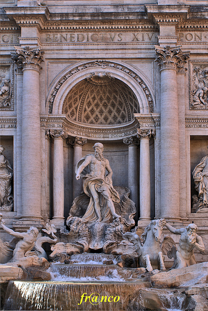 Roma, fontana di Trevi.