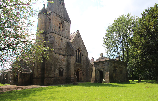 Gillow Mausoleum, St Thomas & St Elizabeth's Churchyard, Thurnham, Lancashire