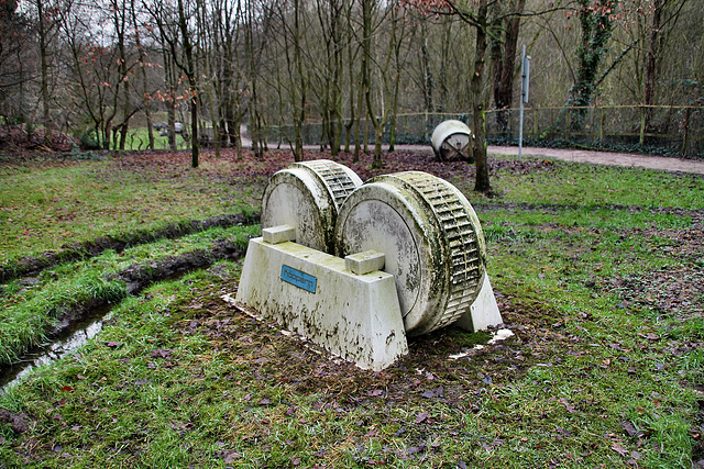 Park am Malakowturm: Brikettpresse (Sprockhövel) / 24.12.2017