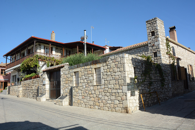 Greece, Kassandreia, On the Street of Afytos Village