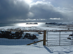 Bayble Island with Nato fleet just visible