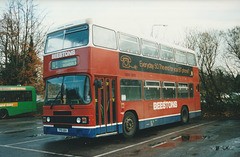 Beeston’s Coaches TPD 121X at Bury St. Edmunds – 23 Nov 1999