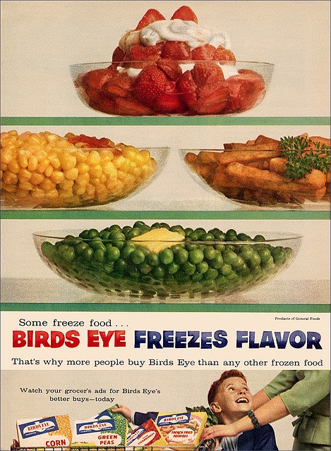 Birds Eye Ad, 1957