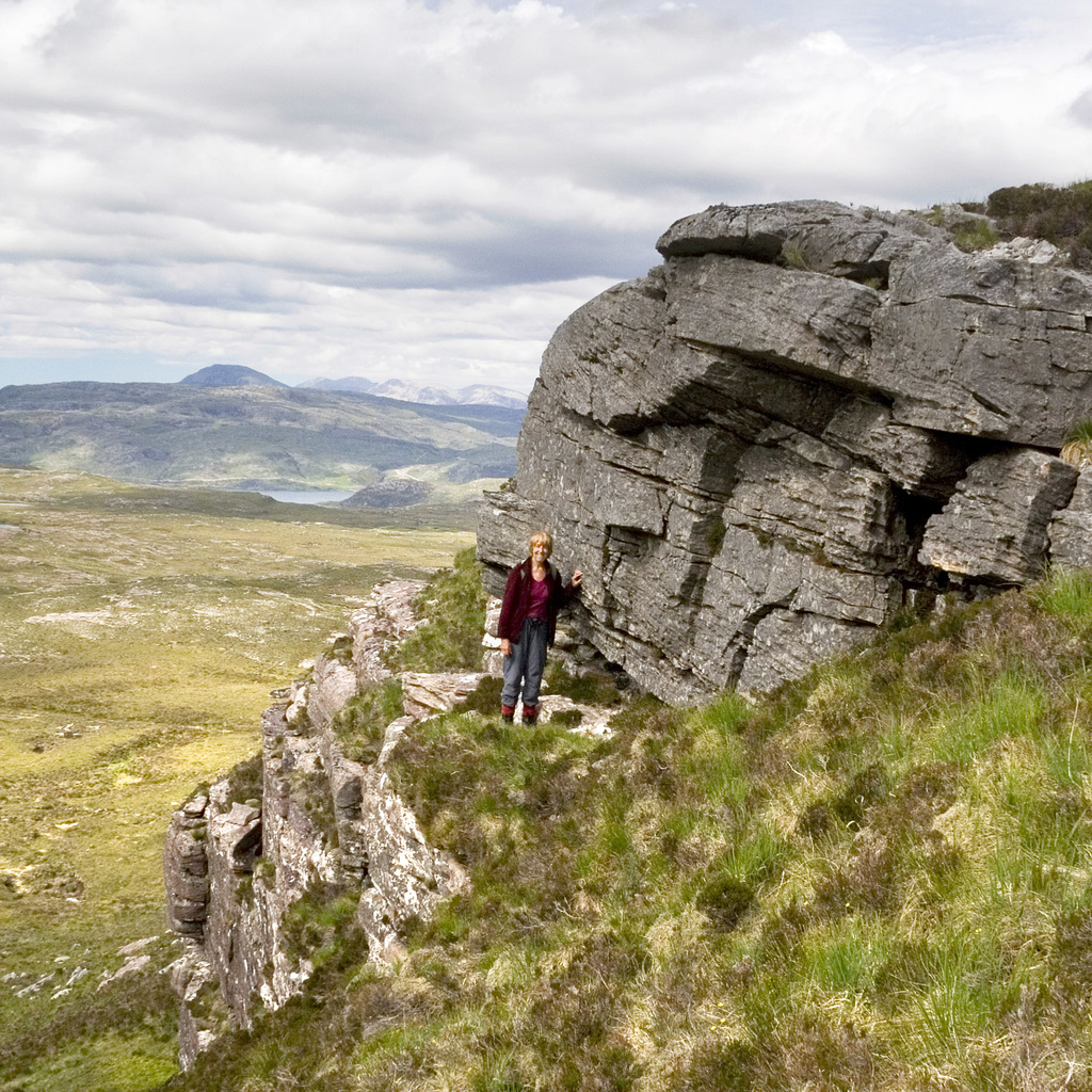 Quinag: Cambrian Basal Quartzite - Torridonian unconformity