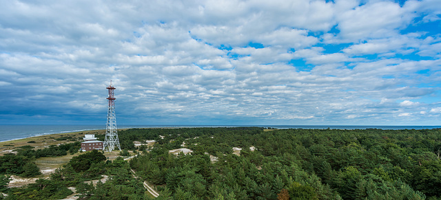 Blick vom Leuchtturm am Darßer Ort