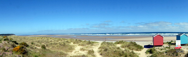 Findhorn Beach at low tide