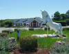 The Horse and Casa Basso Restaurant, July 2011