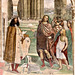Territorial Abbey of Monte Oliveto Maggiore 2024 – Self portrait of Il Sodoma and Saint Benedict