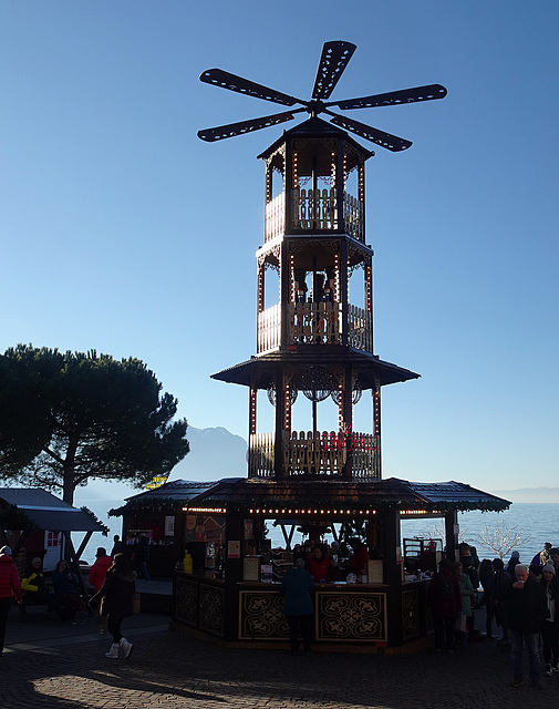 In Montreux am Weihnachtsmarkt