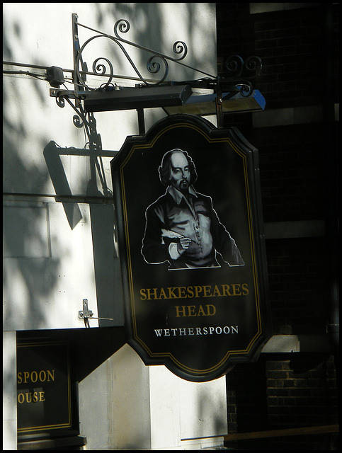 Shakespeare's Head sign