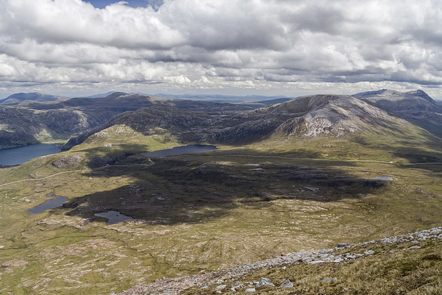 Quinag: View to Glas Bheinn and the Assynt Culmination