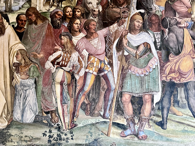 Territorial Abbey of Monte Oliveto Maggiore 2024 – Benedict receives the two young Roman boys Mauro and Placido