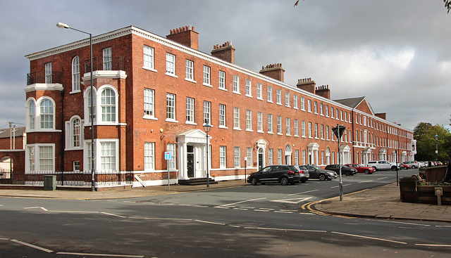 A terrace on Saint John's North, Wakefield, West Yorkshire