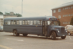 USAF bus at RAF Mildenhall - Jul 1980