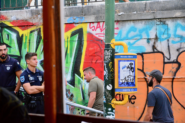 Lisbon 2018 – Waiting in the Ascensor da Glória