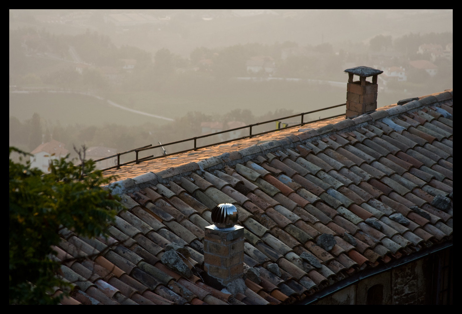 Rooftops and reflection