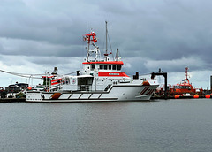 Rettungsschiff auf der Nordsee