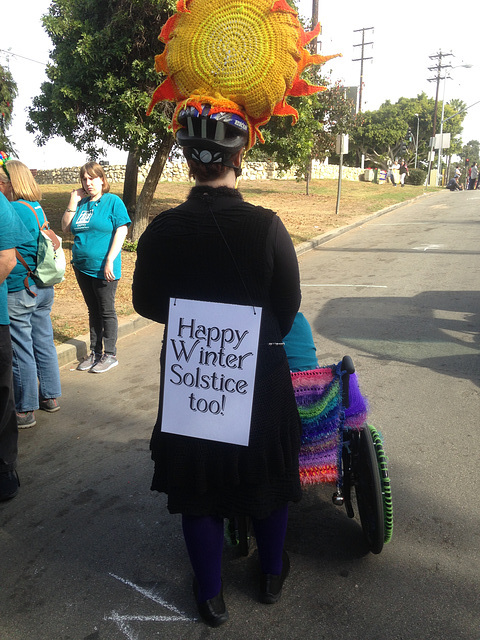 Crochet in the Christmas parade