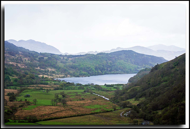 A view from the road to Beddgelert, Snowdonia