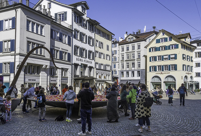 beim Münsterhof-Brunnen ... P.i.P. (© Buelipix)